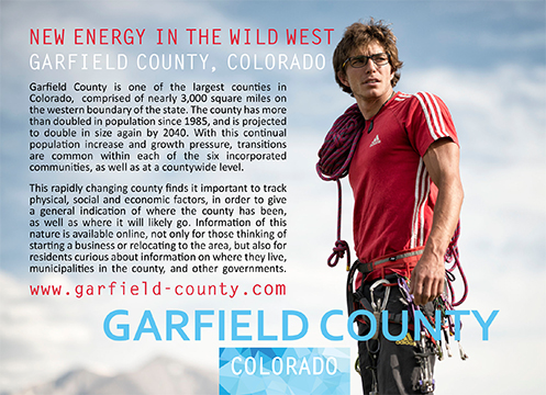 new energy in the wild west, Garfield County, County Profile, demographics, Rifle, Silt, New Castle, Parachute, Battlement Mesa, Glenwood Springs, Carbondale