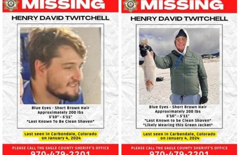 Two missing persons posters for Henry David Twitchell, who was last seen in Carbondale on January 4.