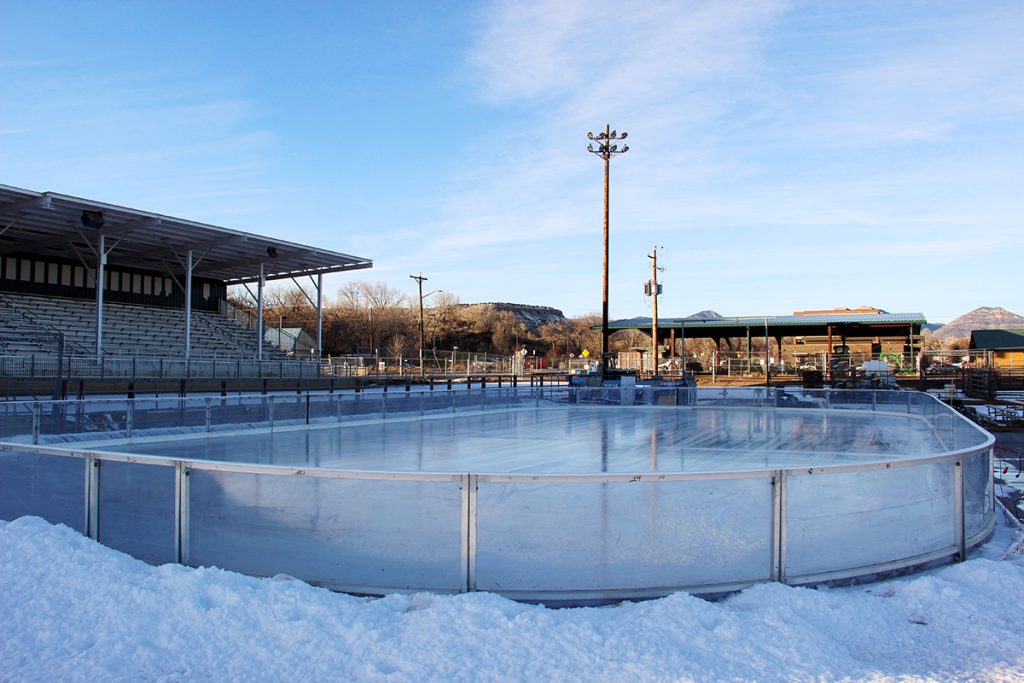 Ice rink open at the Garfield County Fairgrounds