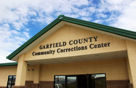 The front of the Garfield County Community Corrections Center.
