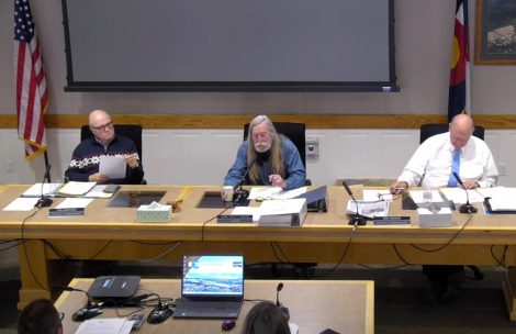 The Garfield County Board of County Commissioners in a recent meeting.