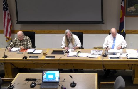 The Garfield County Board of County Commissioners in a Feb. 20, 2024, meeting.