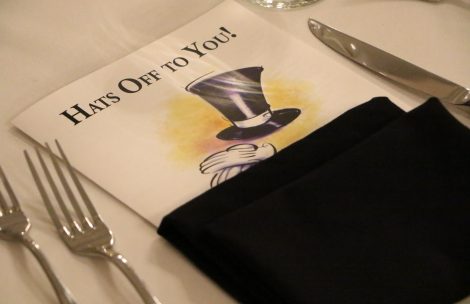 menu on table