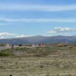 Airplane glider crashes at the Rifle Garfield County Airport