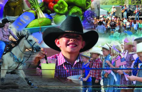A collage of images from the Garfield County Fair & Rodeo demonstrating what the fair board oversees.