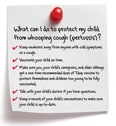 whooping cough prevention